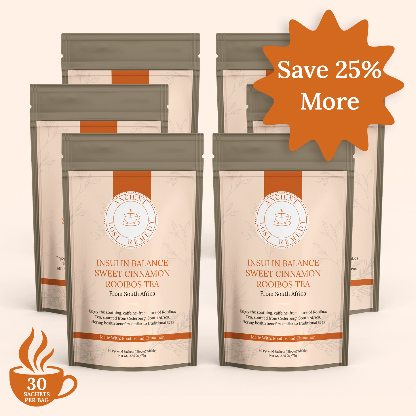 Insulin Balance Sweet Cinnamon Rooibos Tea
