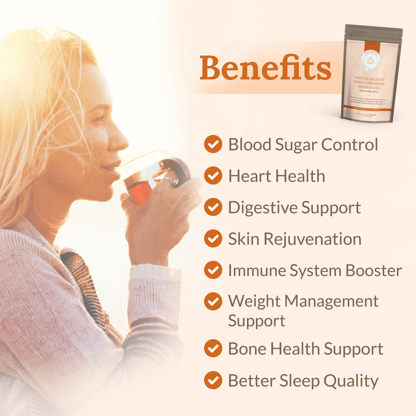 Insulin Balance Sweet Cinnamon Rooibos Tea