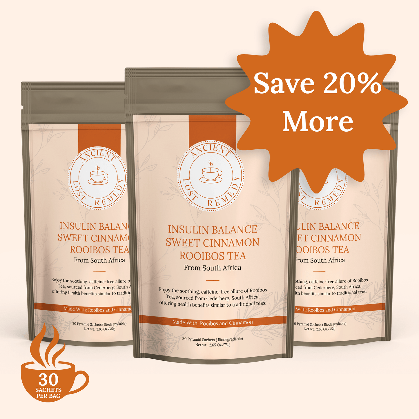 Insulin Balance Sweet Cinnamon Rooibos Tea